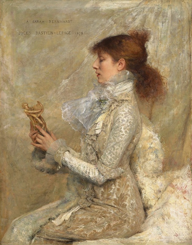 Jules Bastien-Lepage - Portrait de Sarah Bernhardt