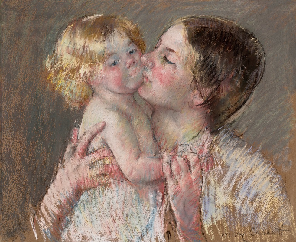 Mary Cassatt - A Kiss for Baby Ann (No. 3)