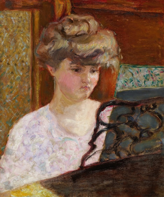 Pierre Bonnard - Misia au piano (Portrait de Misia Natanson)