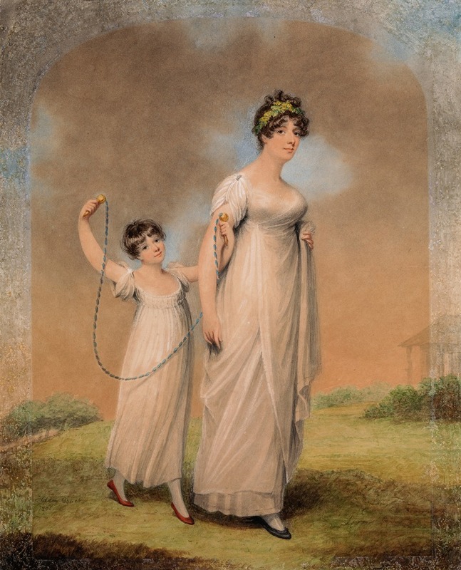 Adam Buck - Portrait of a Mother and Child