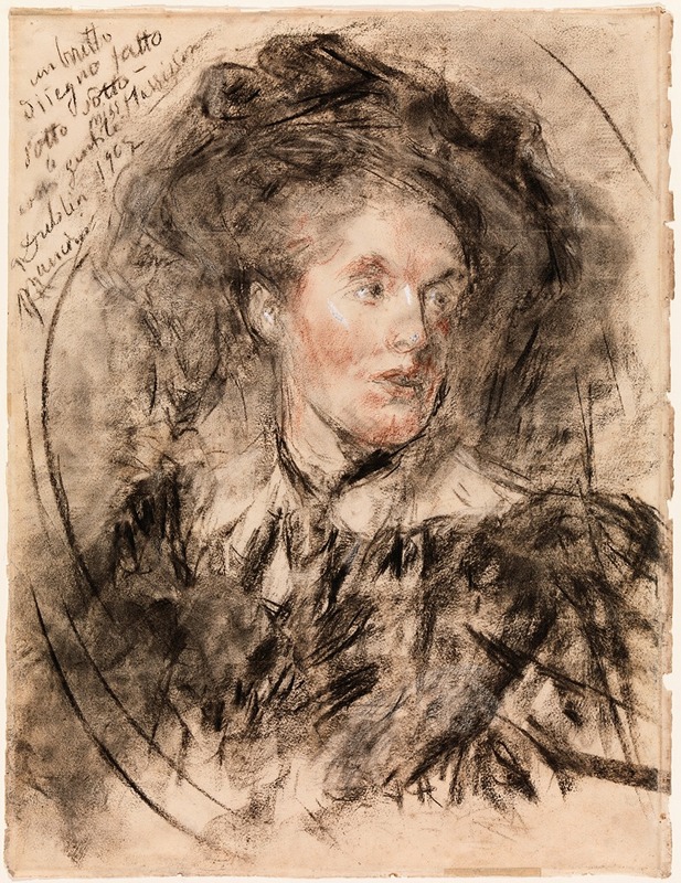 Antonio Mancini - Sarah Cecilia Harrison (1836-1941), Artist