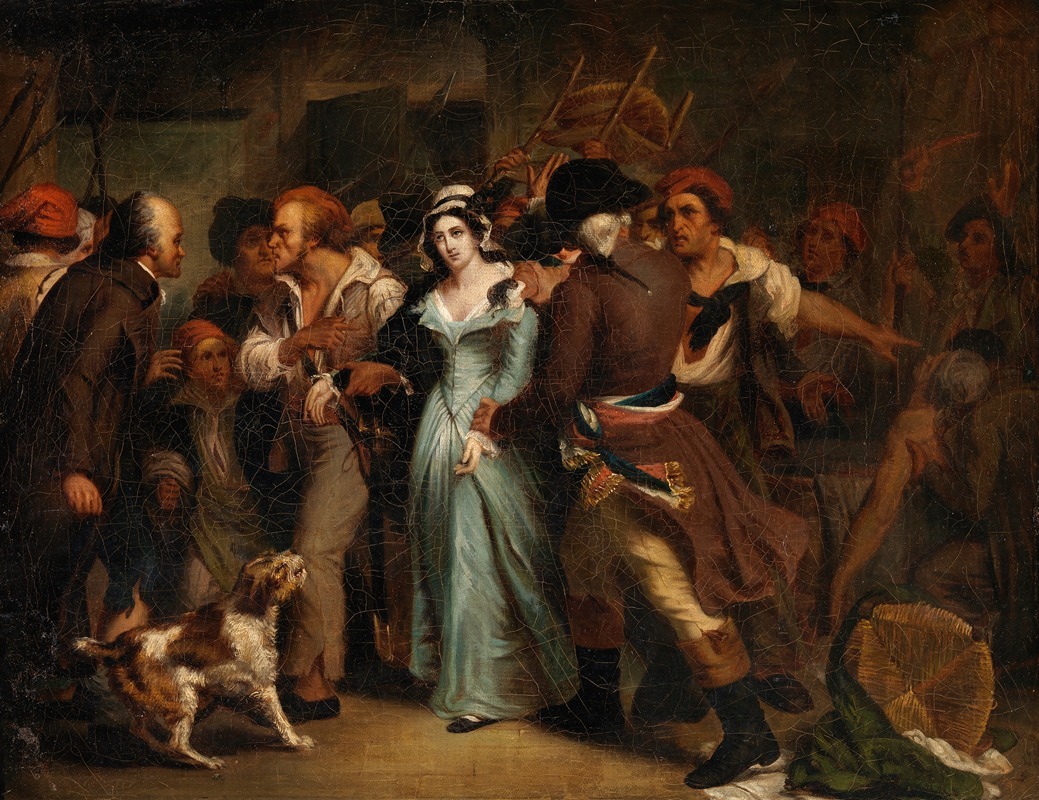 Ary Scheffer - The Arrest of Charlotte Corday