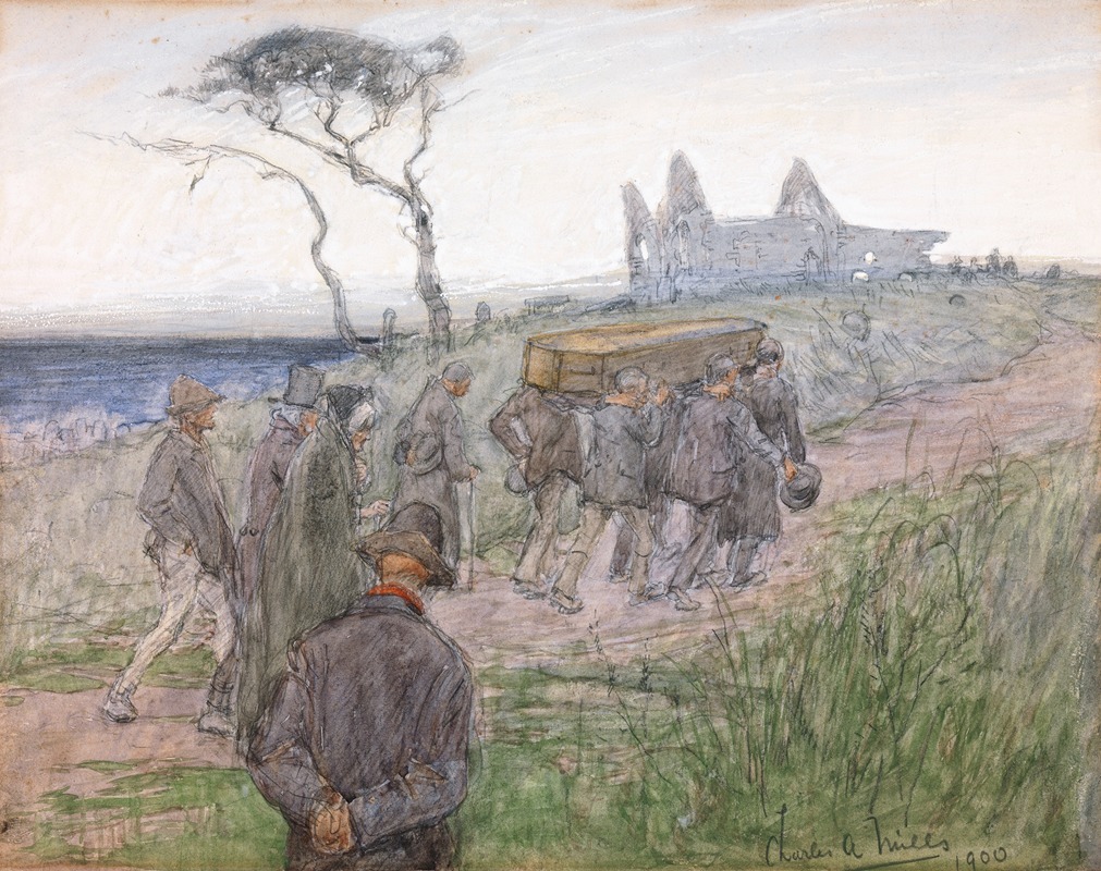Charles Alfred Mills - A Funeral Procession