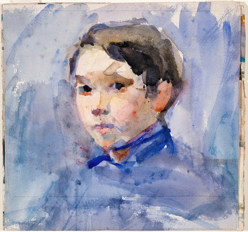 Clare Marsh - Head of a Young Boy perhaps in Uniform