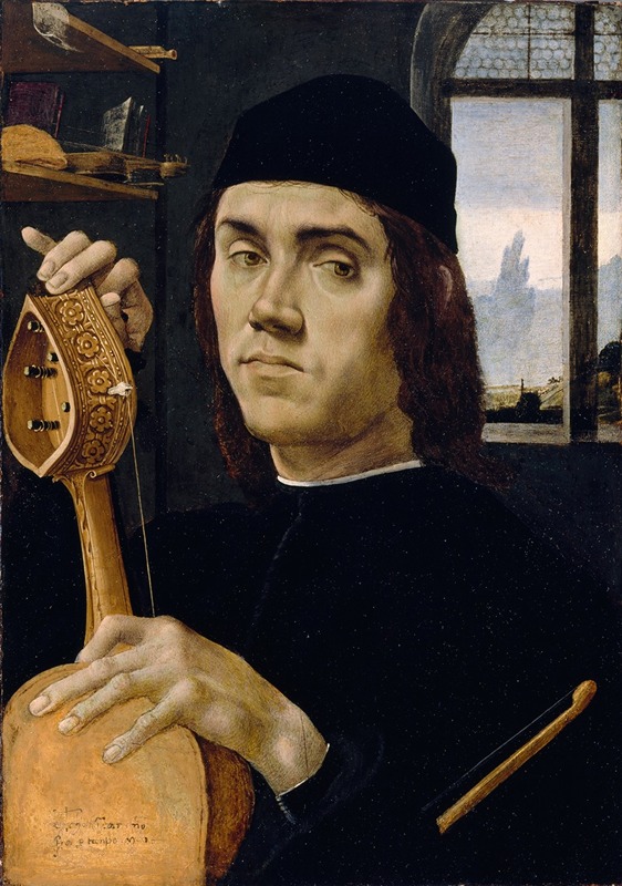 Filippino Lippi - Portrait of a Musician
