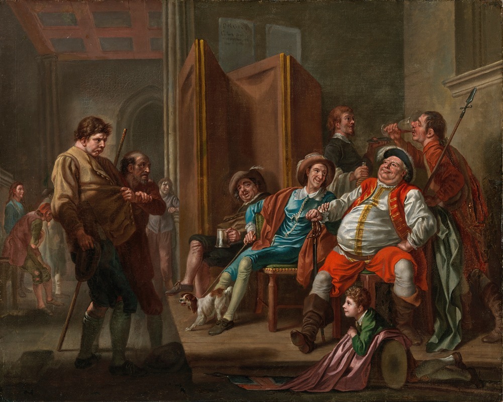 Francis Hayman - Falstaff Recruits from Shakespeare’s ‘Henry IV’, Part II, Act III