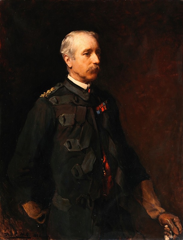 Frank Holl - Portrait of Garnet Joseph Wolseley, 1st Viscount Wolseley, (1833-1913), Commander in Chief of the British Army