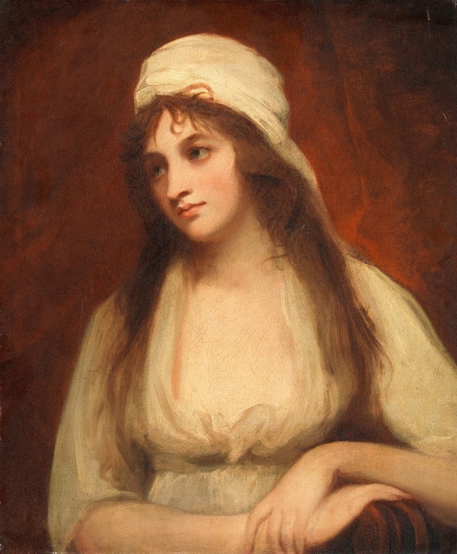 George Romney - Portrait of Mary Tighe (1747-1791), Poet