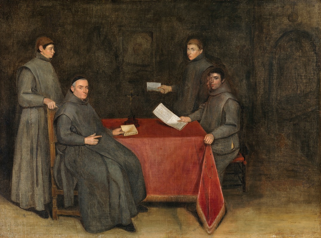 Gerard ter Borch - Four Franciscan Monks