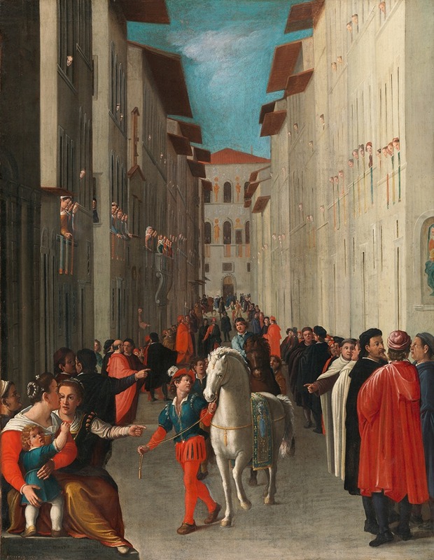 Giovanni Maria Butteri - The Return from the Palio