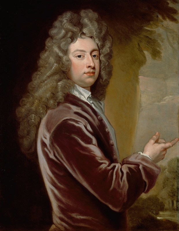 Sir Godfrey Kneller - Portrait of William Congreve