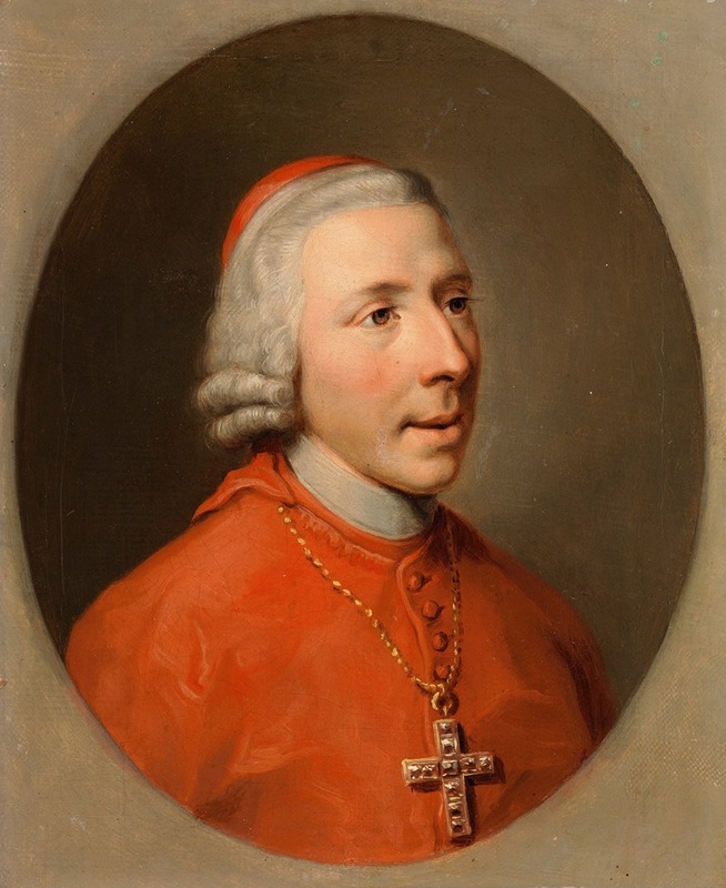Hugh Douglas Hamilton - Portrait of Cardinal Henry Benedict Maria Clement Stuart, Duke of York (1725-1807)