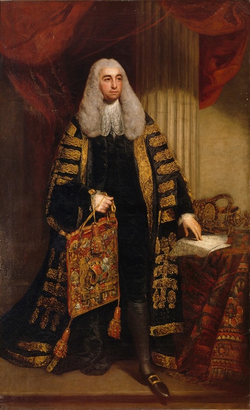 Hugh Douglas Hamilton - Portrait of John Fitzgibbon, Earl of Clare (1749-1802)