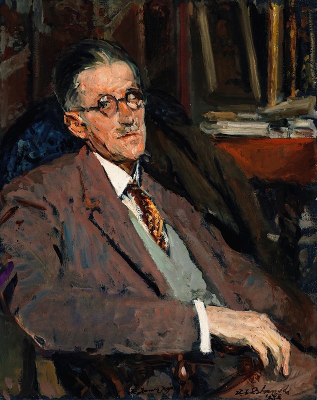 Jacques-Émile Blanche - Portrait of James Joyce (1882-1941), Author