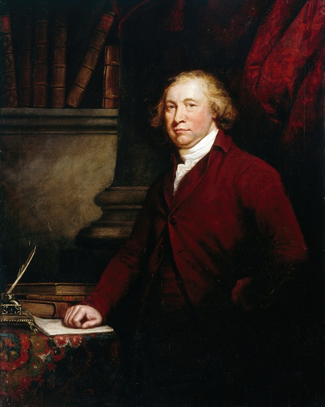 James Barry - Portrait of Edmund Burke (1729-1797), Statesman, Orator and Writer