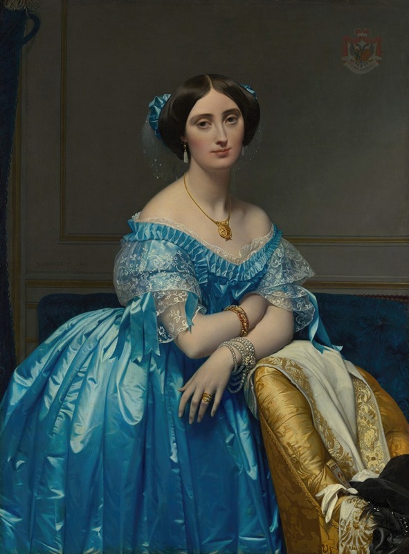 Jean Auguste Dominique Ingres - Joséphine-Éléonore-Marie-Pauline de Galard de Brassac de Béarn, Princesse de Broglie