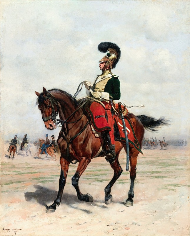 Jean-Baptiste Édouard Detaille - A Cavalry Officer