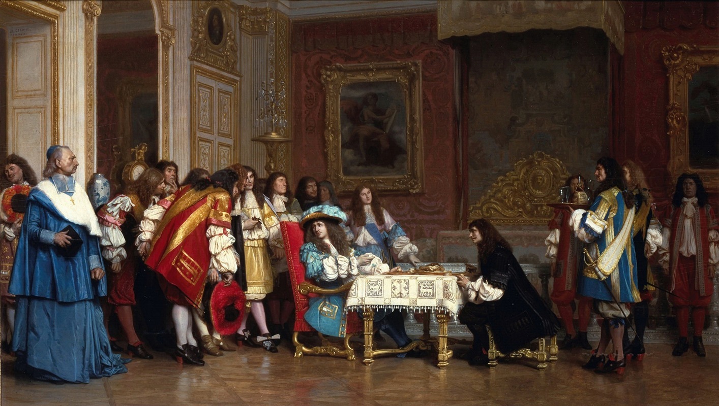 Jean-Léon Gérôme - Louis XIV and Molière