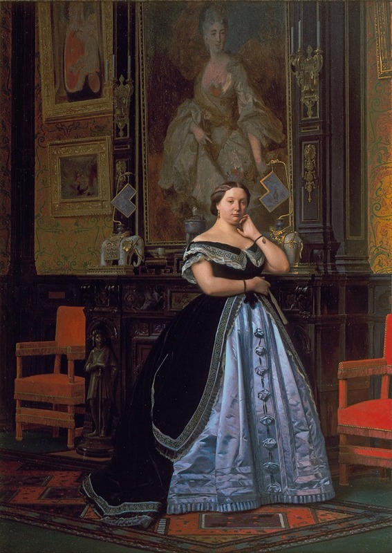 Jean-Léon Gérôme - Portrait of Charlotte de Rothschild