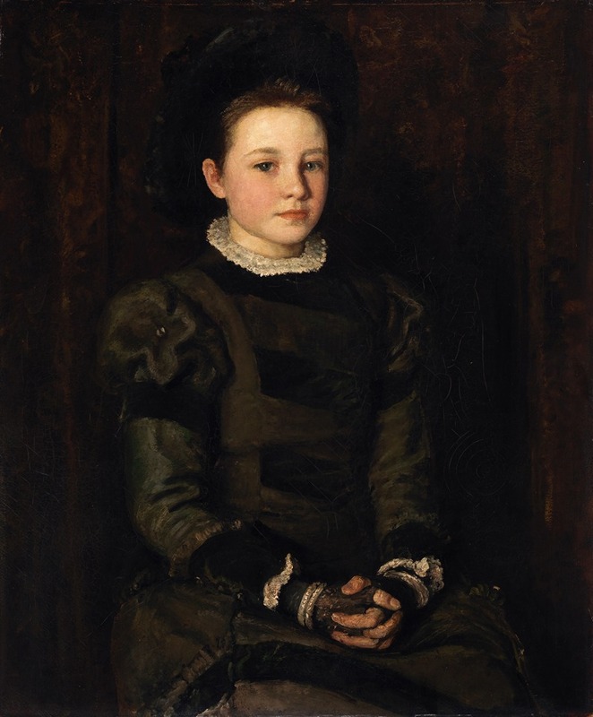 John Butler Yeats - Portrait of Hester Dowden (1868-1949), as a Child