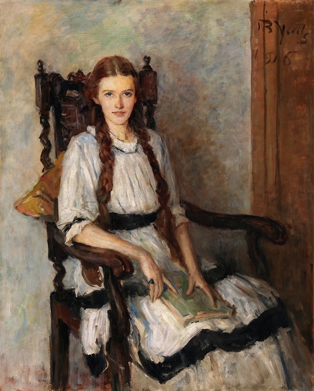 John Butler Yeats - Portrait of Mary Lapsley Guest (née Caughey) (1901-1964)