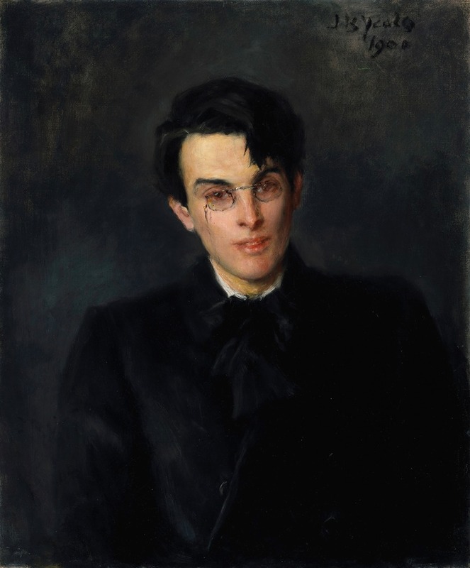 John Butler Yeats - Portrait of William Butler Yeats (1865-1939), Poet