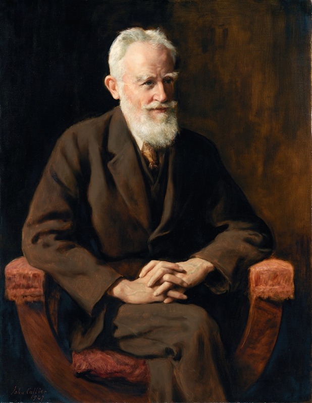 John Collier - Portrait of George Bernard Shaw (1856-1950), Dramatist