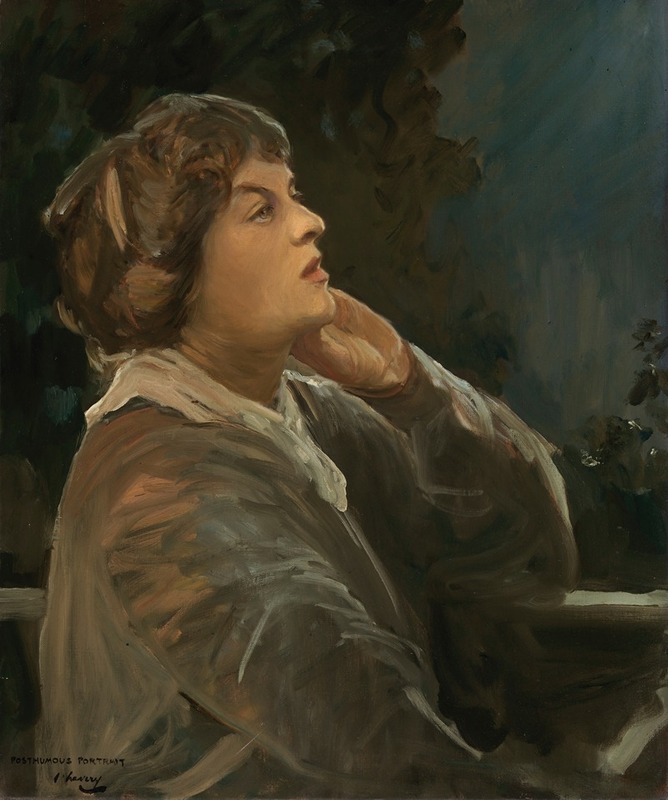 Sir John Lavery - Portrait of Dora Sigerson (Mrs Shorter) (c.1870-1918), Poet