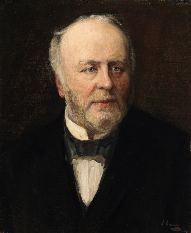 Sir John Lavery - Portrait of John Thomas Gilbert ( 1829-1897), Antiquarian