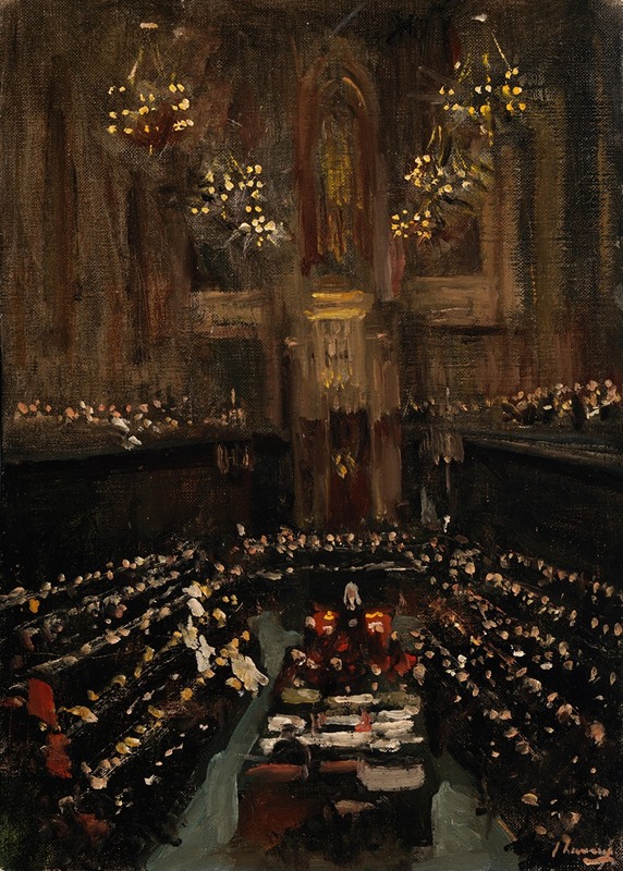Sir John Lavery - The Ratification of the Irish Treaty in the English House of Lords, 1921