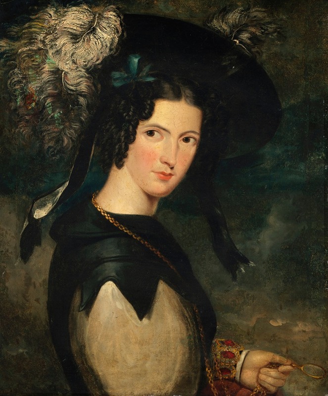 John O'Keeffe - Portrait of Mrs John O’ Keefe, Wife of the Artist