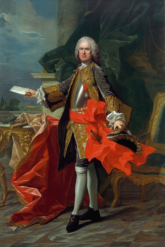 Louis-Michel Van Loo - Portrait of Richard Wall (1694-1778), Spanish Ambassador to Britain