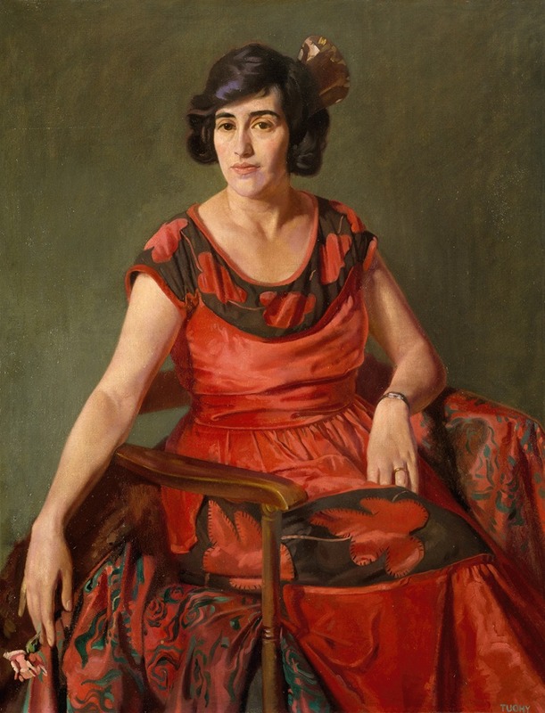 Patrick Joseph Tuohy - Portrait of Mrs Mabel Noyk