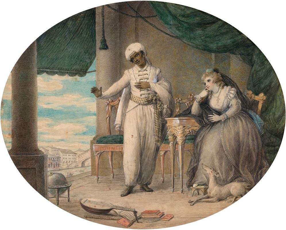 Samuel Shelley - Othello and Desdemona in Venice