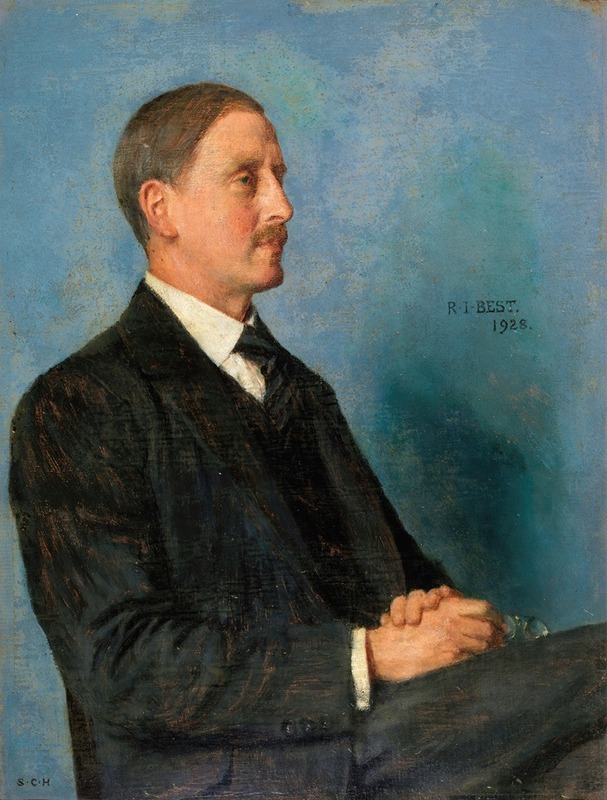 Sarah Cecilia Harrison - Portrait of Richard Irivine Best (1872-1959), Scholar