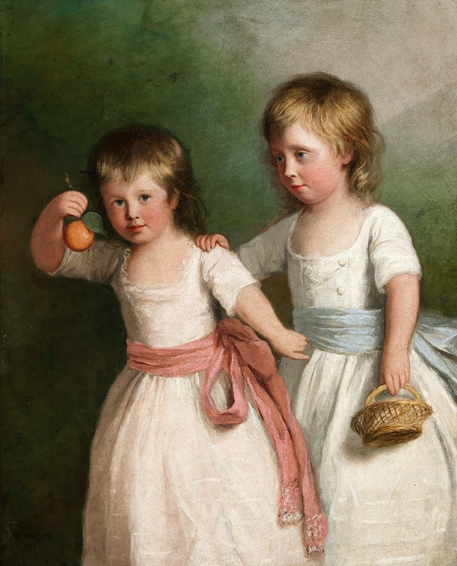 Thomas Hickey - Portrait of two Children