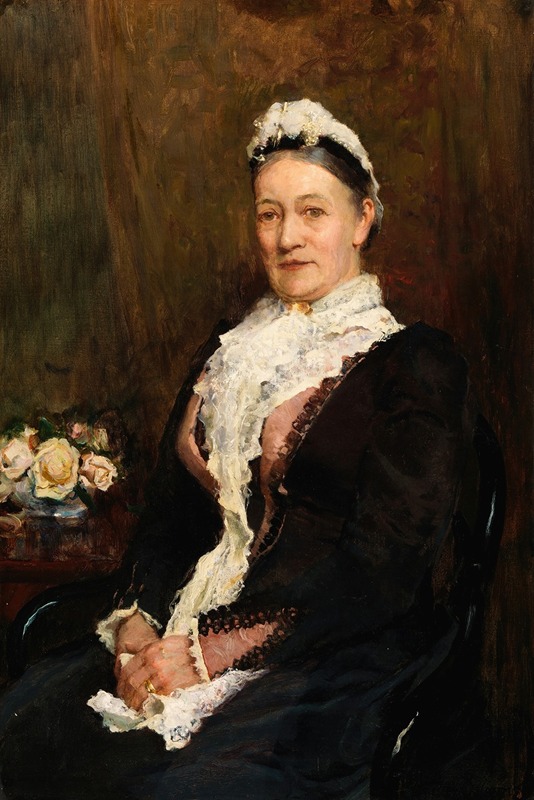 Walter Frederick Osborne - Portrait of Mrs Geale-Wybrants