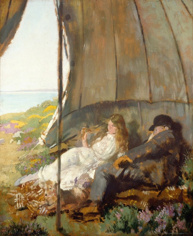 William Orpen - Looking at the Sea