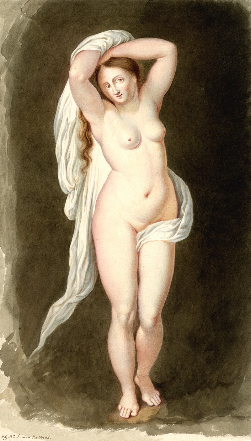 David Humbert de Superville - Vrouwenfiguur: uit Rubens’ ‘Het oordeel van Paris’