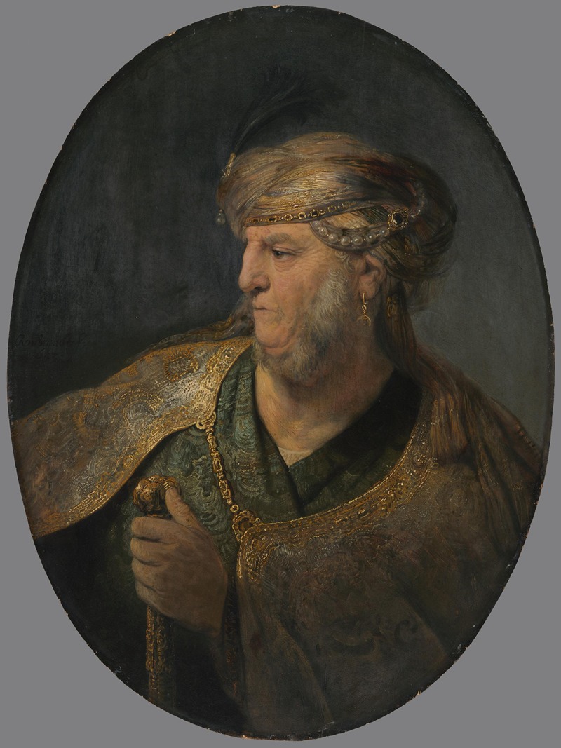 Rembrandt van Rijn - Bust of a man in Oriental costume