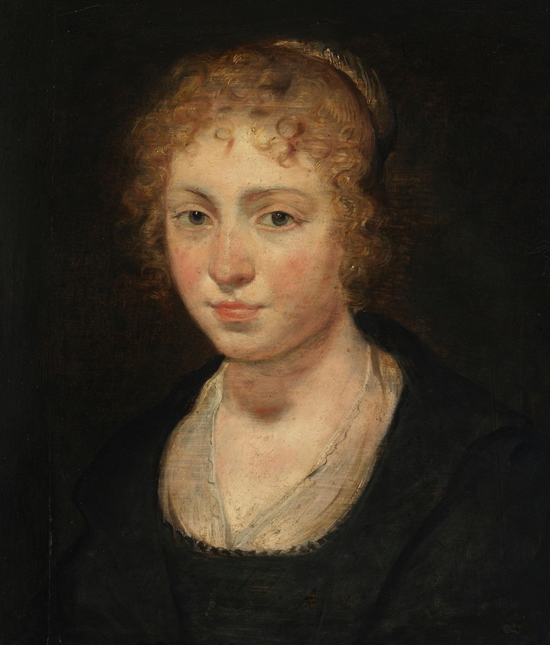 Follower of Peter Paul Rubens - Head of a Young Girl