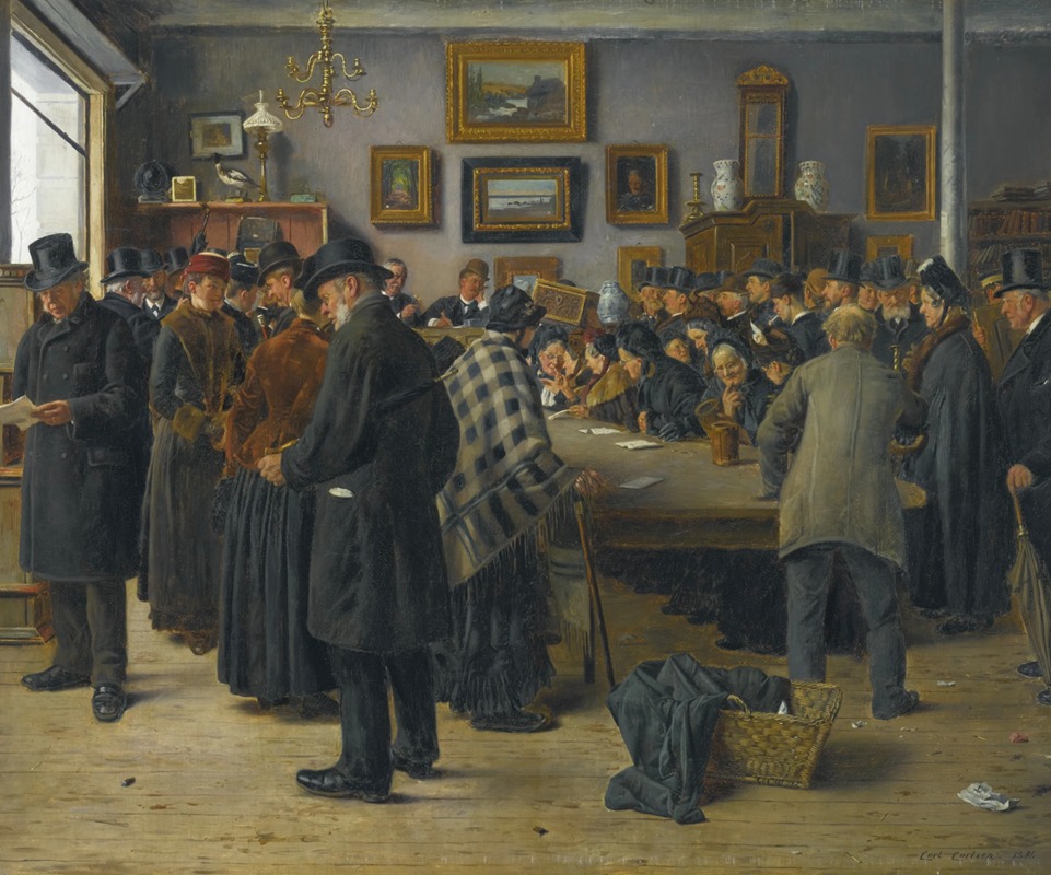 Carl Carlsen - In the Auction House