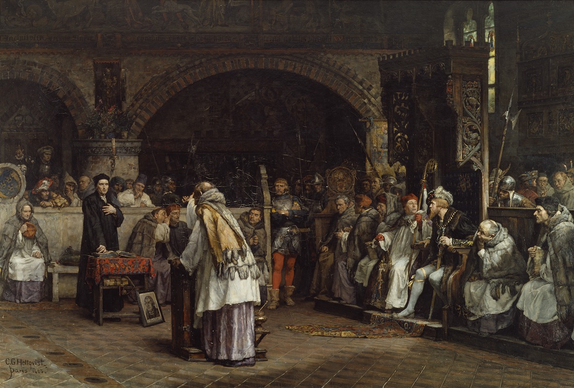 Religious Discourse between Olaus Petri and Peder Galle by Carl Gustaf ...
