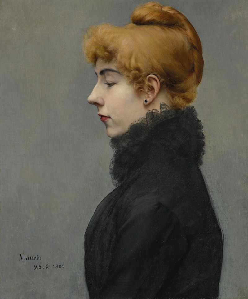 Charles Maurin - Portrait of a Lady