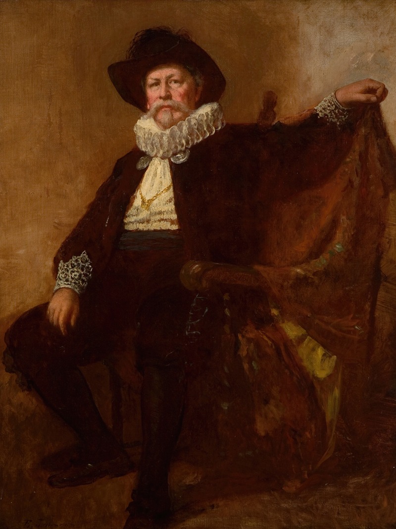 Eastman Johnson - Self-Portrait in the Costume Worn by Him at the Twelfth Night Celebration at the Country Club