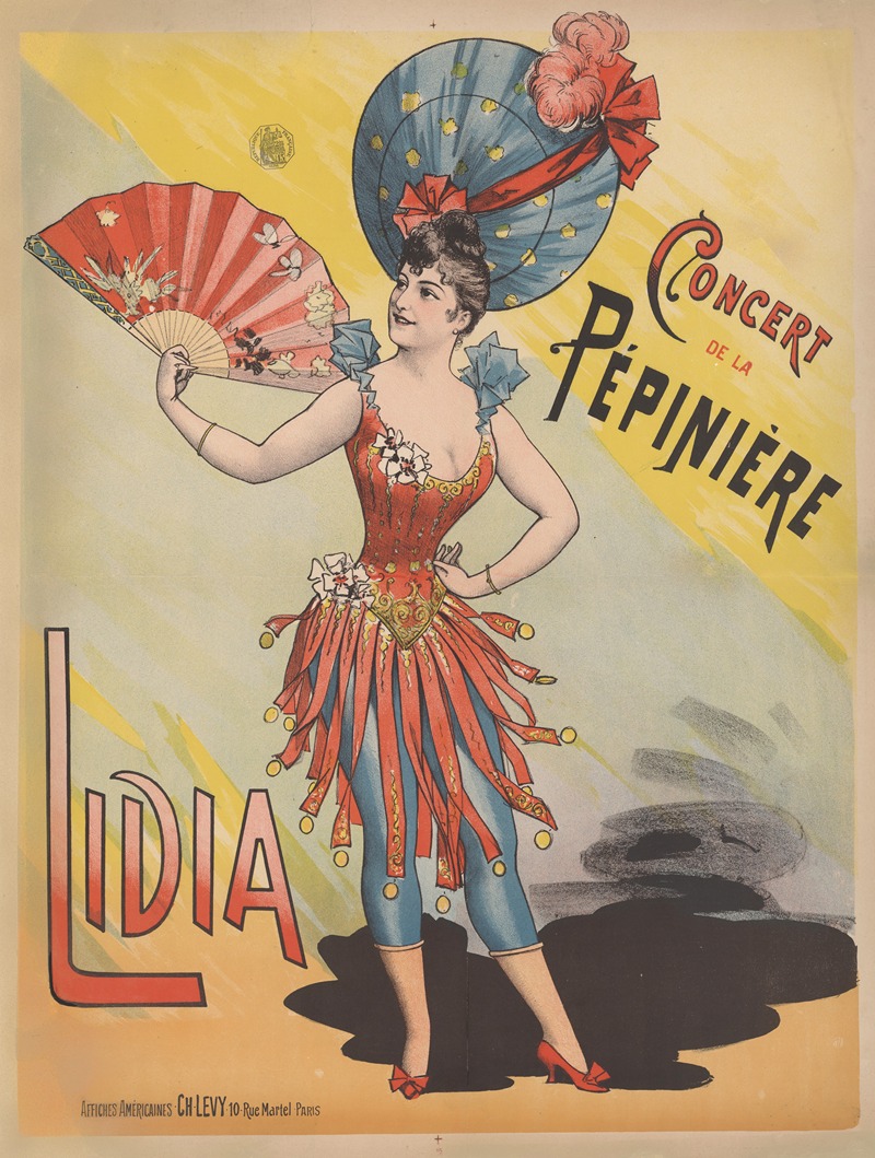 Imp. Charles Lévy - Concert de la Pépinière. Lidia