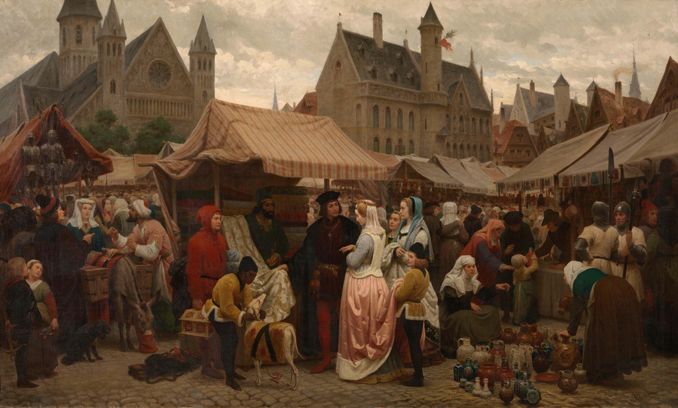 Félix de Vign - Fair in Ghent in the Middle Ages