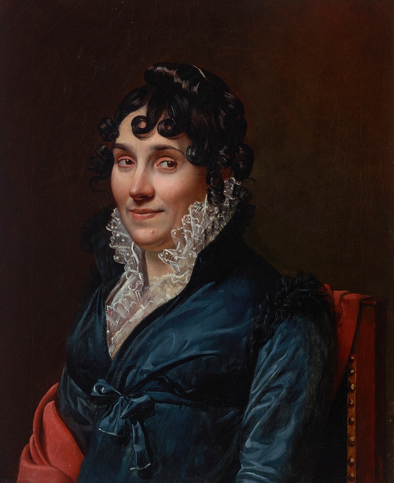 François-Joseph Navez - Portrait of a woman, traditionally identified as Henriette Lousbergs (1796-1827)