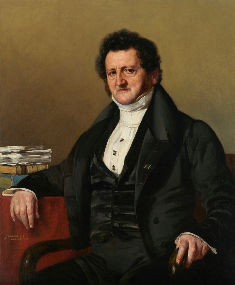 Franz Xaver Winterhalter - Banker David Seligmann, Freiherr von Eichthal