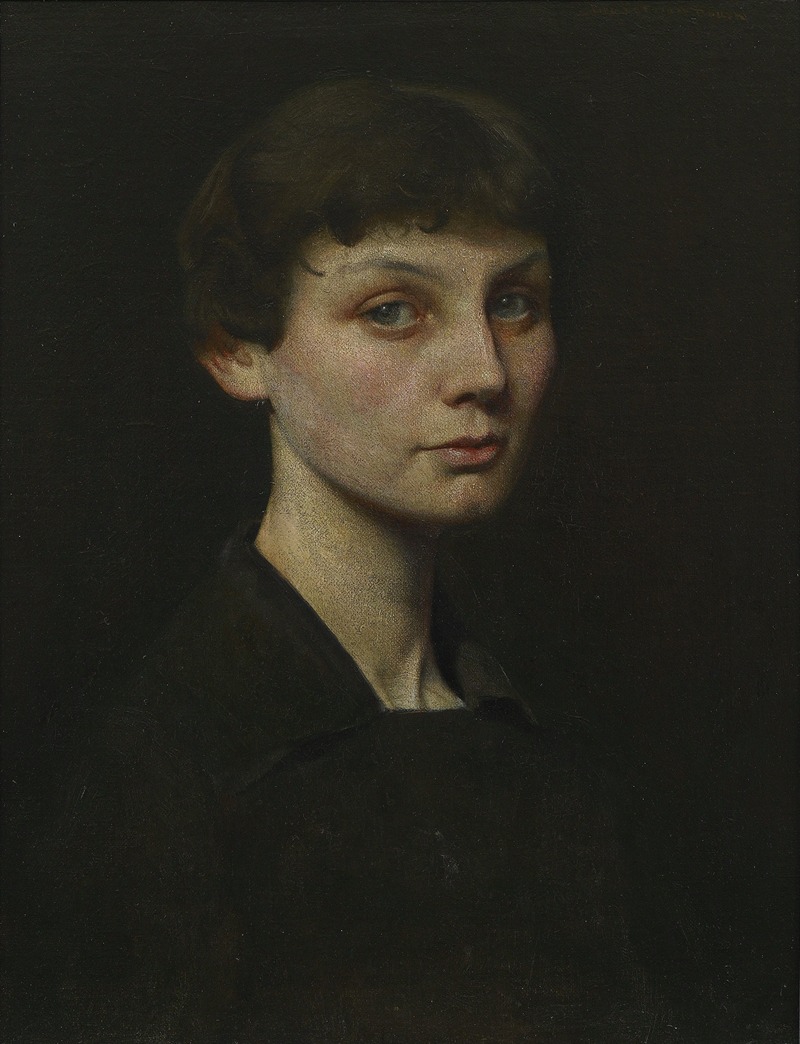 George de Forest Brush - Portrait of Mrs. Brush